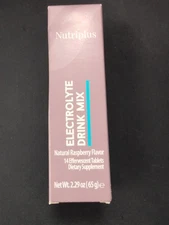FARMASI NUTRIPLUS ELECTROLYTE DRINK MIX EFFERVESCENT TABLETS 14ct RASPBERRY