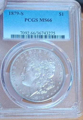 1879-S Morgan Silver Dollar ~ PCGS MS66