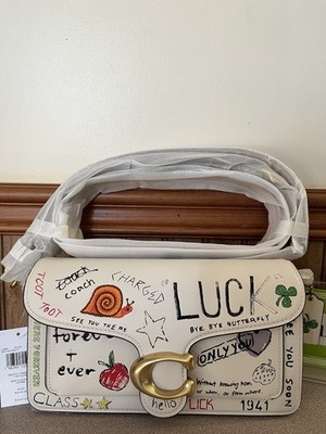 Coach Sketch Print Tabby 26 Shoulder Bag Chalk CAM85 | eBay