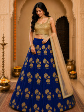 Heavy Indian Wedding Lengha Party Wear Navratri Traditional Bridal Lahenga Choli