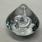 Blenko 68A Crystal Clear Glass Air Twist Paperweight