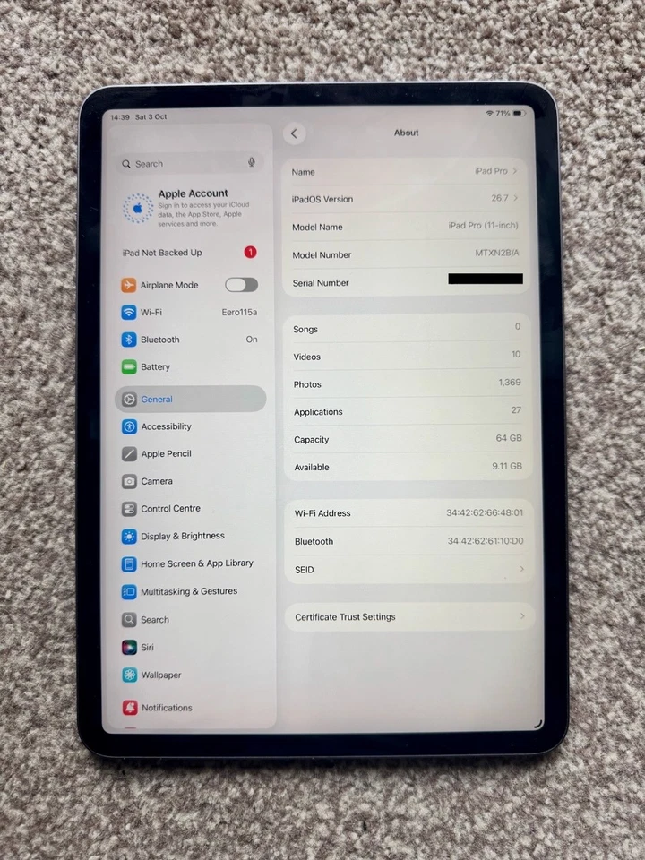 Apple iPad Pro 11-inch (1st generation) · 64GB · Wi-Fi, photo 2 of 5