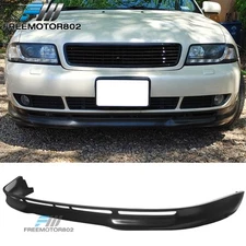 Fit 96-01 Audi A4 & A4 Quattro B5 PU Type L Style Front Bumper Lip Spoiler Black
