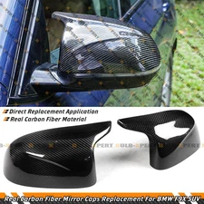 For BMW F98 X4M F95 X5M F96 X6M M40i M60i Carbon Fiber Replacement Mirror Caps