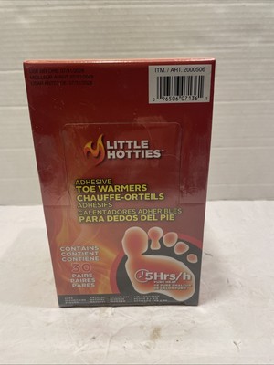 Little Hotties Adhesive Toe Warmers 30 Pairs 5 Hrs/h  SEALED