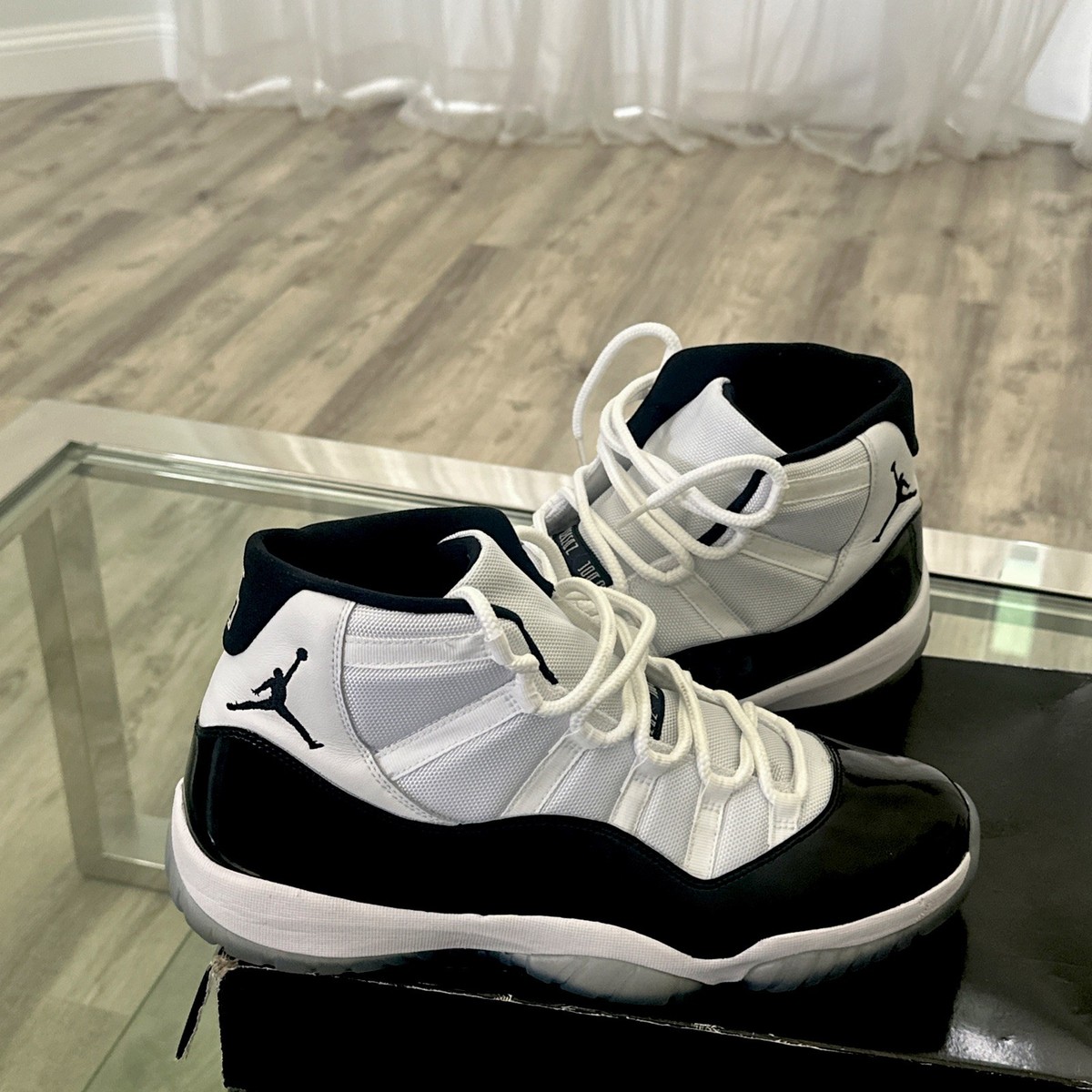 Black Buy Jordan 32 Concord Jordan 11 Concord Slippers Jordan 11