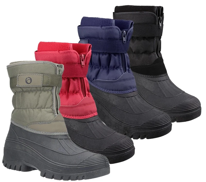 Womens Cotswold Chase Stable Yard Winter Snow Zip Boots Wellies Sizes 3 to 8