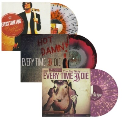 Every Time I Die Bundle - Last Night In Town, Hot Damn!, The Big Dirty LPs New