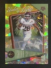 Isaiah Spiller RC 2022 Legacy Under the Lights Yellow SILVER INK AUTO SP SN /25