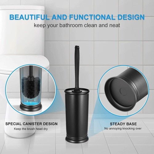 HOMEMAXS 1 Pack Brush With Holder Good Grip Stainless Steel Bowl Brush Set for - Picture 2 of 7