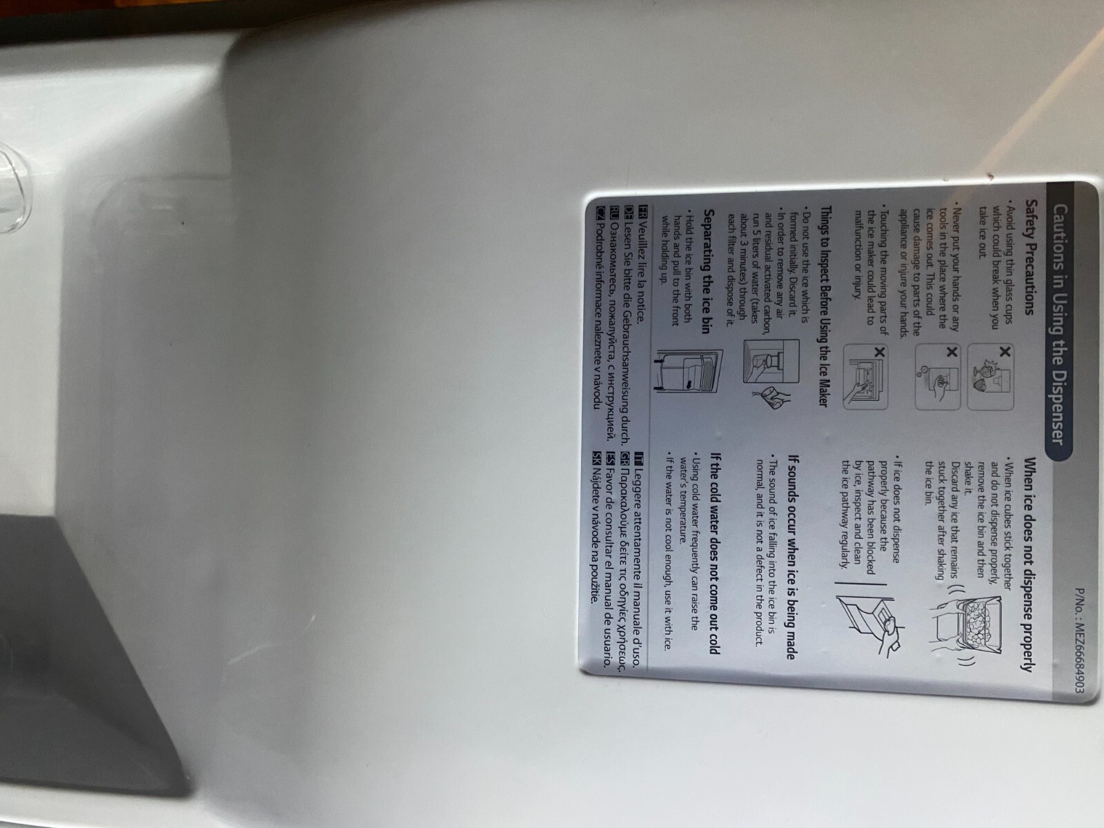 LG FRIDGE FREEZER BLACK SIDEBYSIDE DOUBLE DOOR ICE MAKER USED eBay