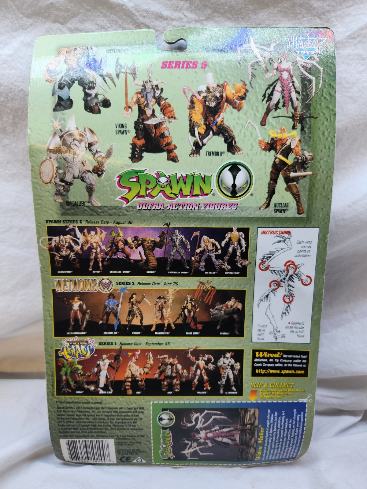 McFarlane Toys Spawn Widow Maker Dark Action Figure Series 5 Pink
