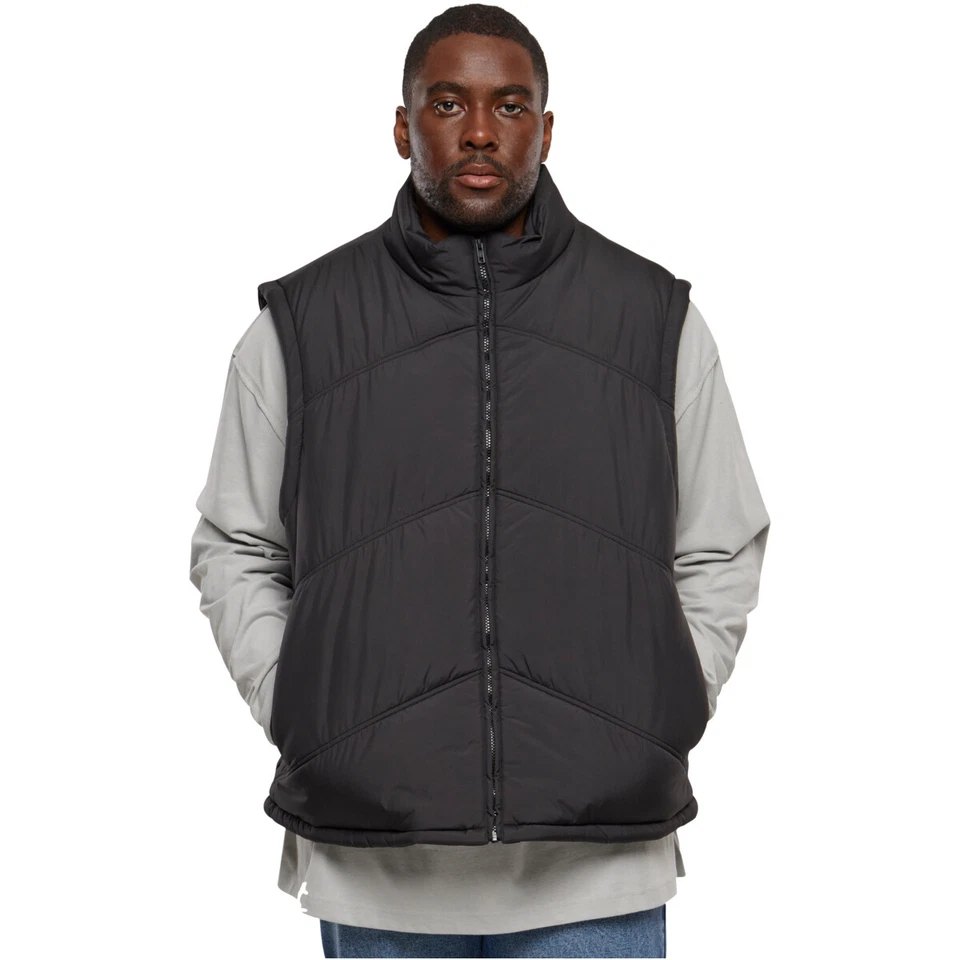 Urban Classics Arrow Puffer Vest Men's Vest Quersteppungen Pfeilspitzenförmig - Image 4 of 4