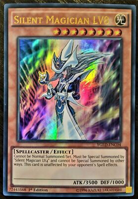 YuGiOh Silent Magician LV8 Ultra Rare YGLD-ENC04 | eBay