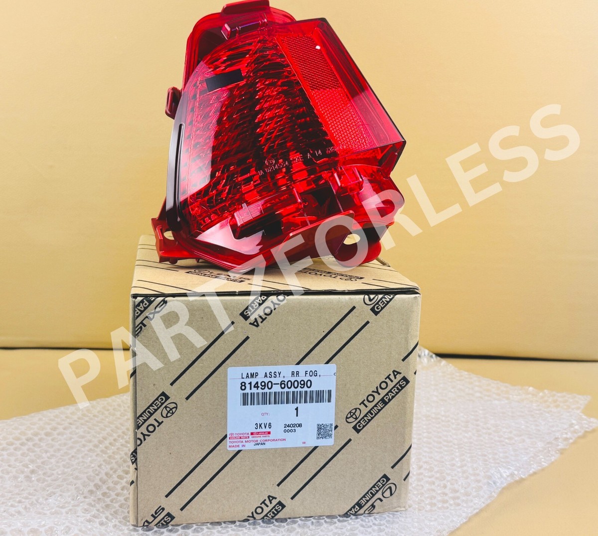 81490-60090 TOYOTA GENUINE LAMP ASSY RR FOG 8149060090 OEM | eBay