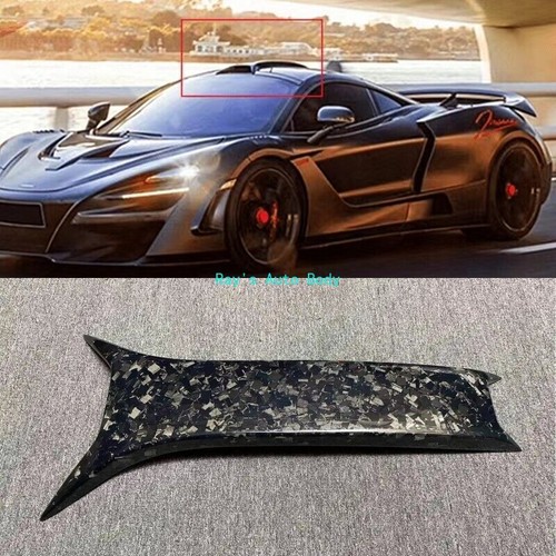 Se adapta a McLaren 720S Forge fibra de carbono techo ventilación salida cubierta moldura estilo N
