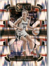 2023-24 Panini Select WNBA Silver Flash Grace Berger Indiana Fever #50 Parallel