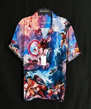 Robert Graham PALAZZO Short Sleeve Renaissance $278 2XL NWT Classic Fit XXL