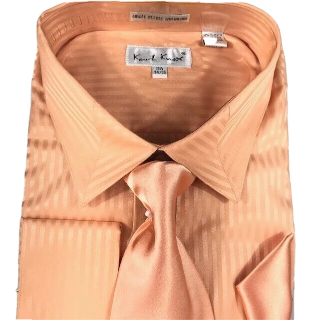 Peach dress best sale shirt