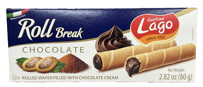 Gastone Lago Chocolate Roll Break 2.82 oz