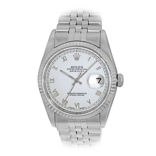 ROLEX Edelstahl 36mm Datejust 16234 Box Garantie NEUWERTIG - Bild 2 von 5