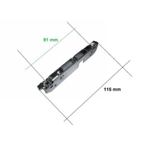 Kit Cerniere E Portarulli Nardi Onofri Per Sportello Forno Leggero - Ricambio Originale Grigio