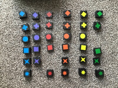 Qwirkle Travel Pieces Fliesen Ersatzteile