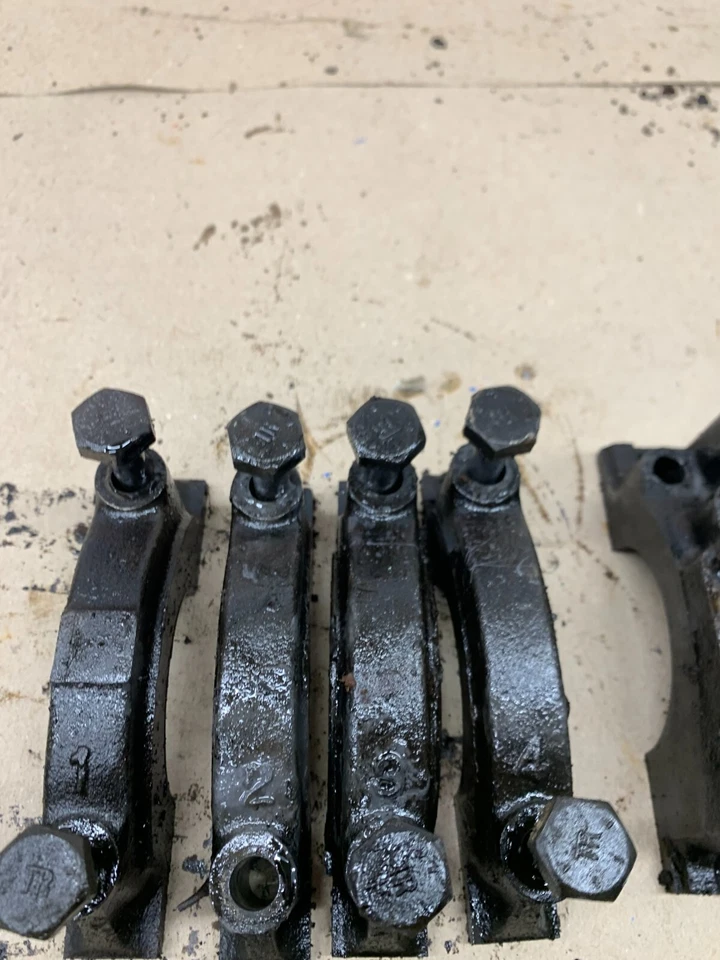 Oldsmobile Cutlass F85 330ci 1964-1967 bloque pequeño cigüeñal juego de tapas de manivela fabricante de equipos originales Foto 3 de 4