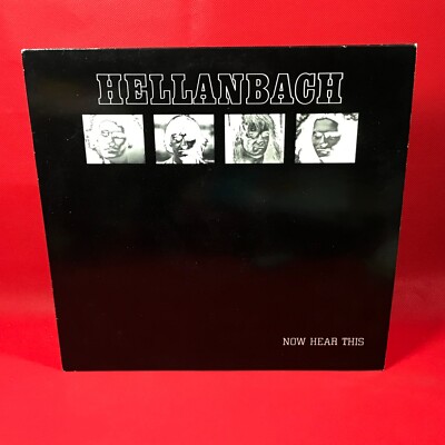 HELLANBACH Now Hear This 1983 UK vinyl LP + INNER Everybody Wants to Be a Cat