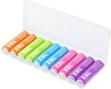EBL AA Rechargeable Batteries 2500mAh High Capacity Long Lasting Ni-Mh Batteries 18.54 per battery
