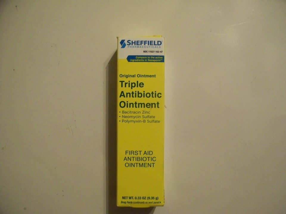 Dr Sheffield Triple Antibiotic Ointment Cream 0.33 Oz Each, Lot of 2