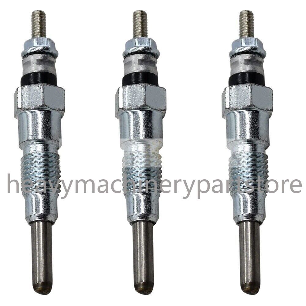 3 pcs Glow Plug 15694-65512 For Kubota D600 D640 D650 D650-A D750 D750-A