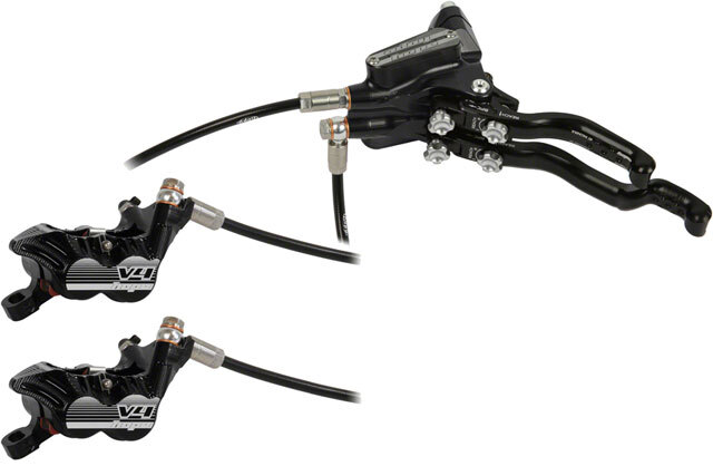 Hope Tech 3 V4 Duo Disc Brake and Lever - Left Hand, Front
