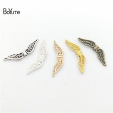Angel Wing Beads-31 8mm Hole Alloy Bead DIY Hand Made Jewelry Accessories 25PC