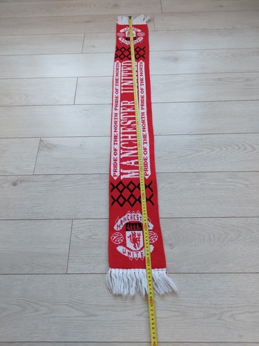 Manchester United Fan Vintage Fußball Schal - Bild 6 von 7