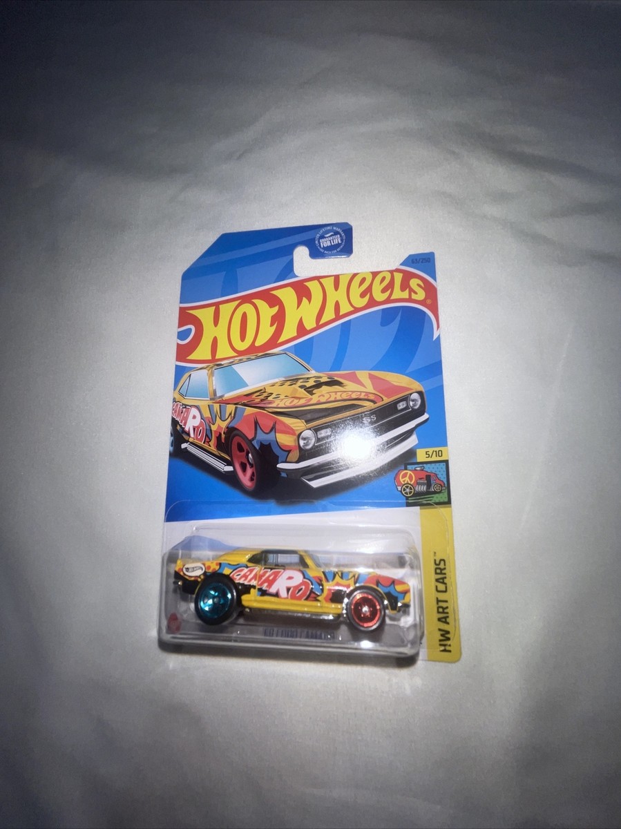 Hot Wheels 68 Copo Camaro HW Art Cars Chevrolet 1/64 Kids Toy