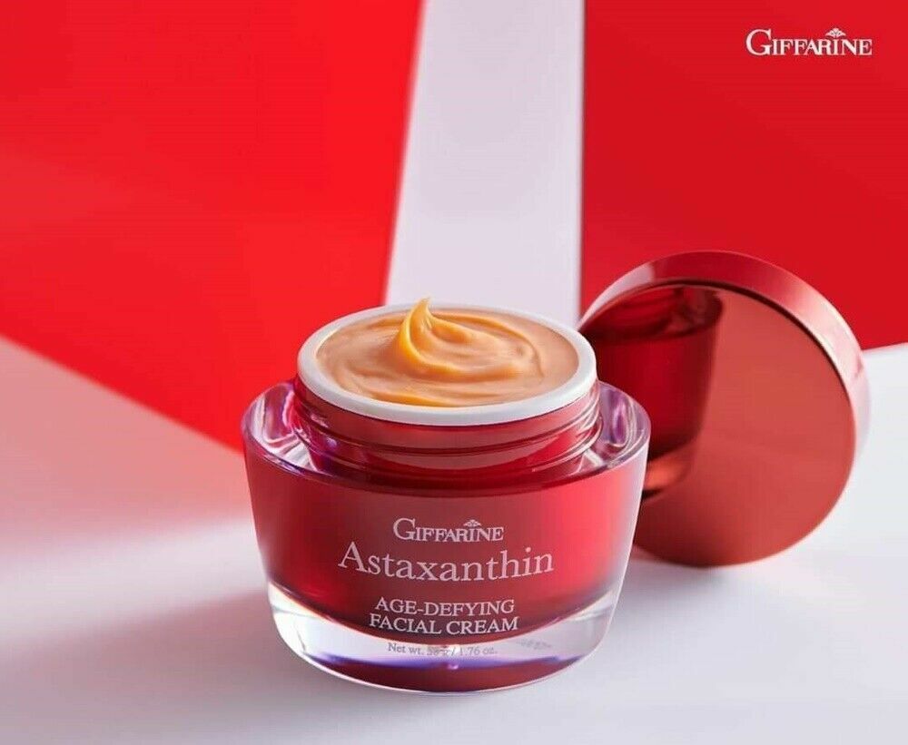 Crème Anti-rides Giffarine à L'astaxanthine Et Acide Hyaluronique - 50 Ml - Neuf