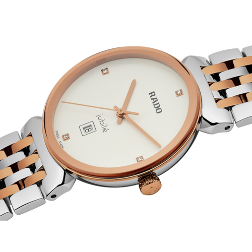 Reloj para mujer Rado Florence clásico diamantes esfera blanca de acero inoxidable R48913723 - Imagen 2 de 4