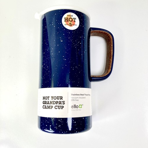 2,Ello Campy,Vacuum-Ins.,Stainless Stl Travel,Mug Blue,18 Oz, BPA and Ship Free - Picture 8 of 11