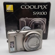 NIKON COOLPIX S9100 - 18X ZOOM - COMPACT CAMERA 12.1 MPX BOXATA PERFETTA
