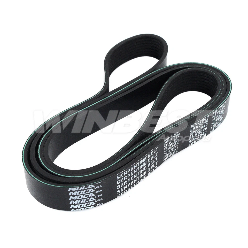 Correa serpentina EPDM para 07-08 Mercedes-Benz GL320 ML320 R320 3,0 L 8PK2040  Foto 4 de 4