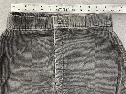 VTG 80’s Women’s Levi Strauss Bell Bottom Corduroy Pants Stretch Waist Black Tab - Picture 8 of 17