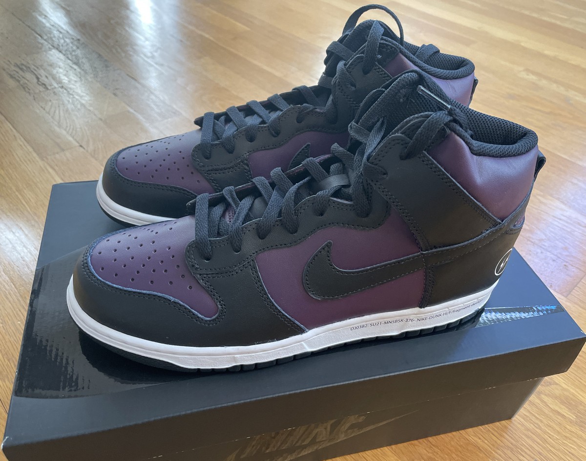 HOT Fragment Beijing Purple Nike X Fragment Dunk High Nike