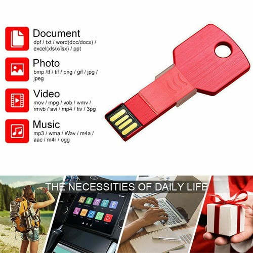 USB 2.0 Stick 64GB 32GB 16GB 8GB Key USB Flash Drive Speicherstick Pendrive Disk - Afbeelding 4 van 20
