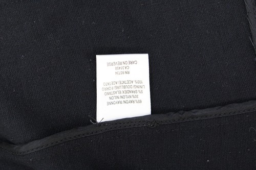 BCBG MaxAzria Jacket Womens Size XS Black Stretch Long Sleeve Snap Tie Closure - Picture 5 of 10