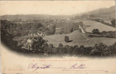 CPA AK Cambo les Bains Tournant de la rive right FRANKREICH (1131155)