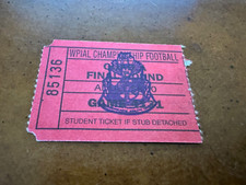 Biglietto calcio WPIAL Championship Quad Finals anni 80 Pennsylvania