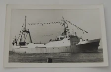 Steamship Steamer M. T. GAVINA FD126 real photo vintage