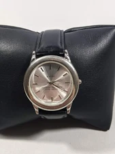 Relic Franklin Templeton Investment Silver Tone Dial Round Case 35 mm Watch