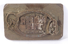 WONDER BILT FOR HAPPY FEET: Brass Leather Stamp: TJ Edwards Millers Falls